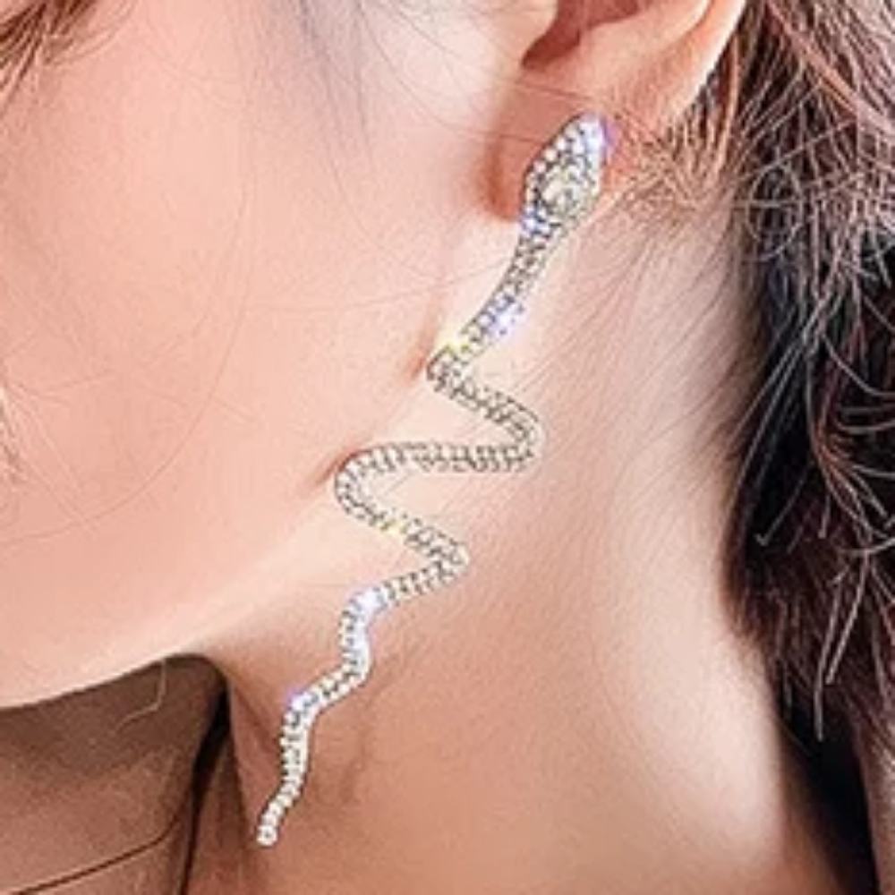 Designer Snake Earrings for Women